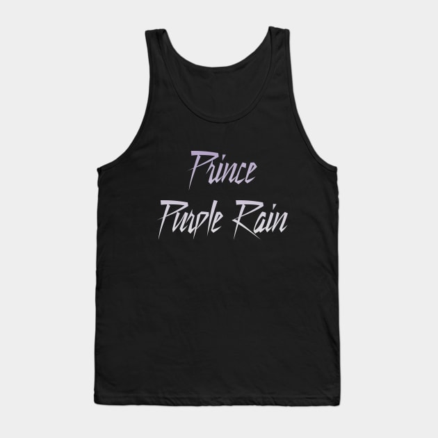 Prince - Purple rain Tank Top by TheRelaxedWolf